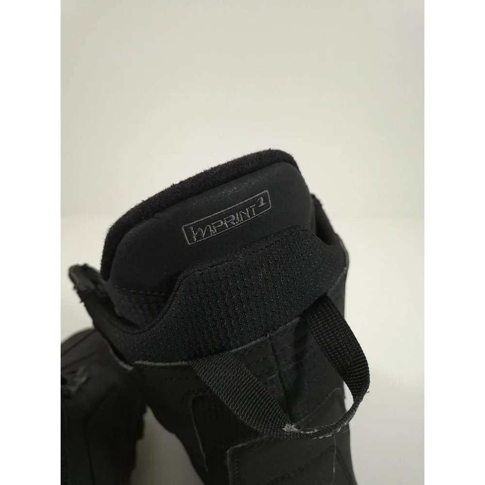 Burton Moto Snowboard Boots Mens 12 Black Speed Zone Lacing Soft Flex All Mtn